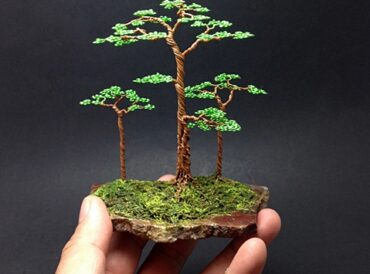 Wire bonsai tree